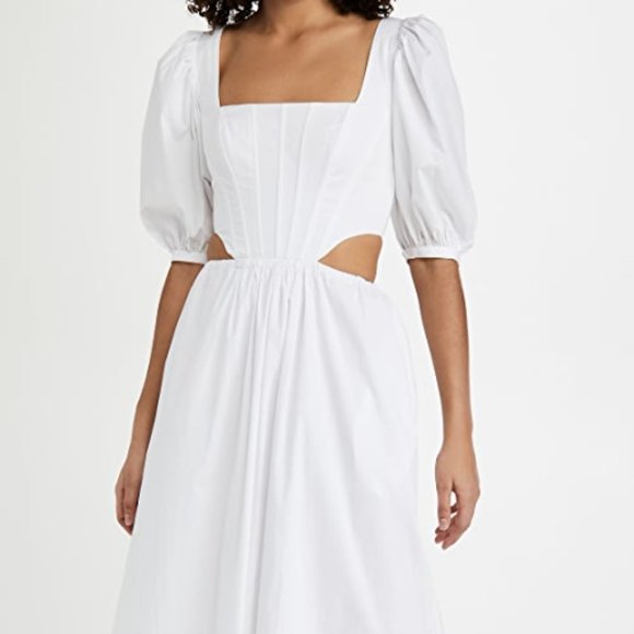 NWT Staud Astro Dress in White - Picture 4 of 9